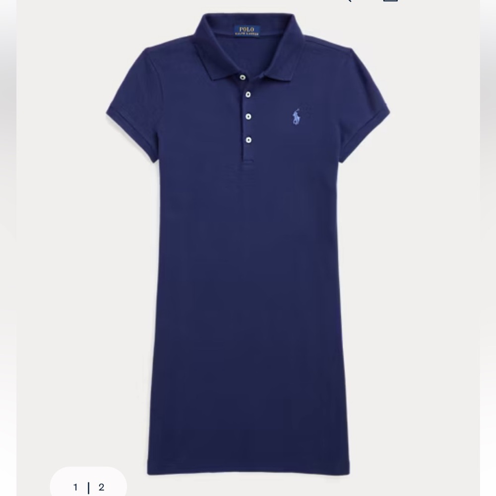 Polo Ralph Lauren Cotton Mesh Polo Dress NWT
